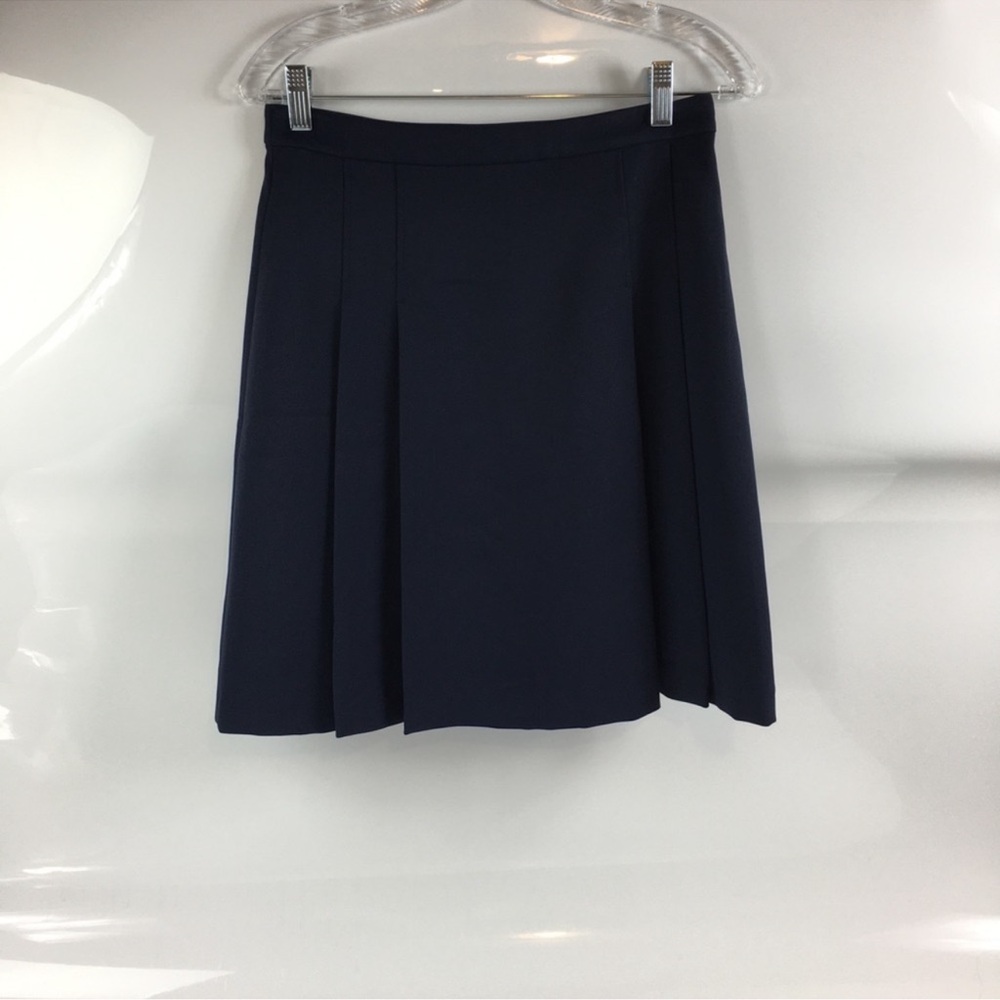 Tory Burch Tory Sport Navy Pleated Midi Skirt
